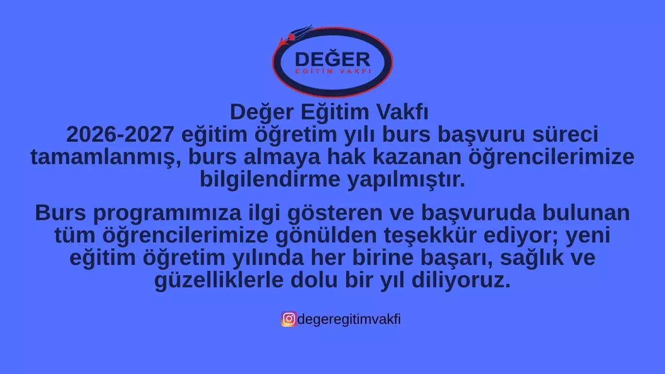 2026-2027 BURS DUYURUSU